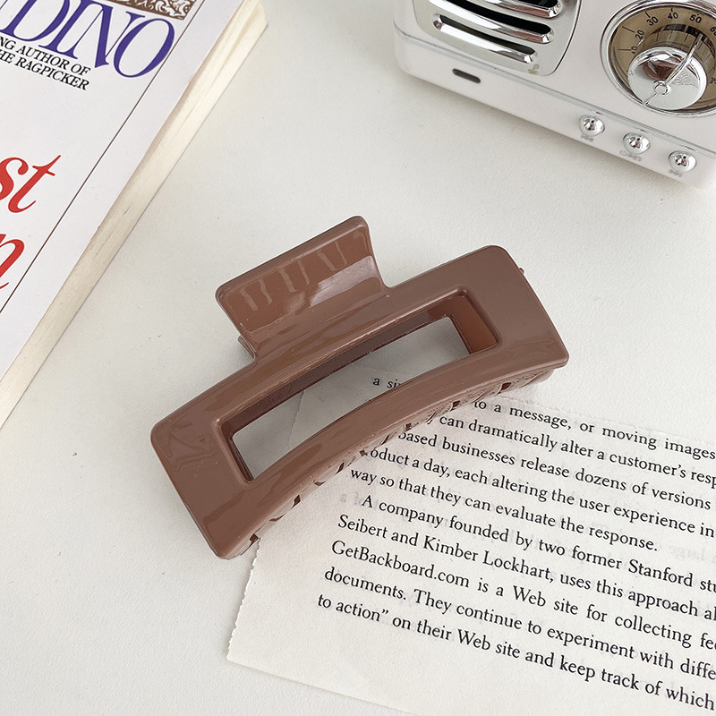 Horquilla de Maillard, pinza de agarre grande de acrílico, volumen de cabello femenino, pinza de tiburón de felpa de alta calidad, horquilla, accesorios para el cabello