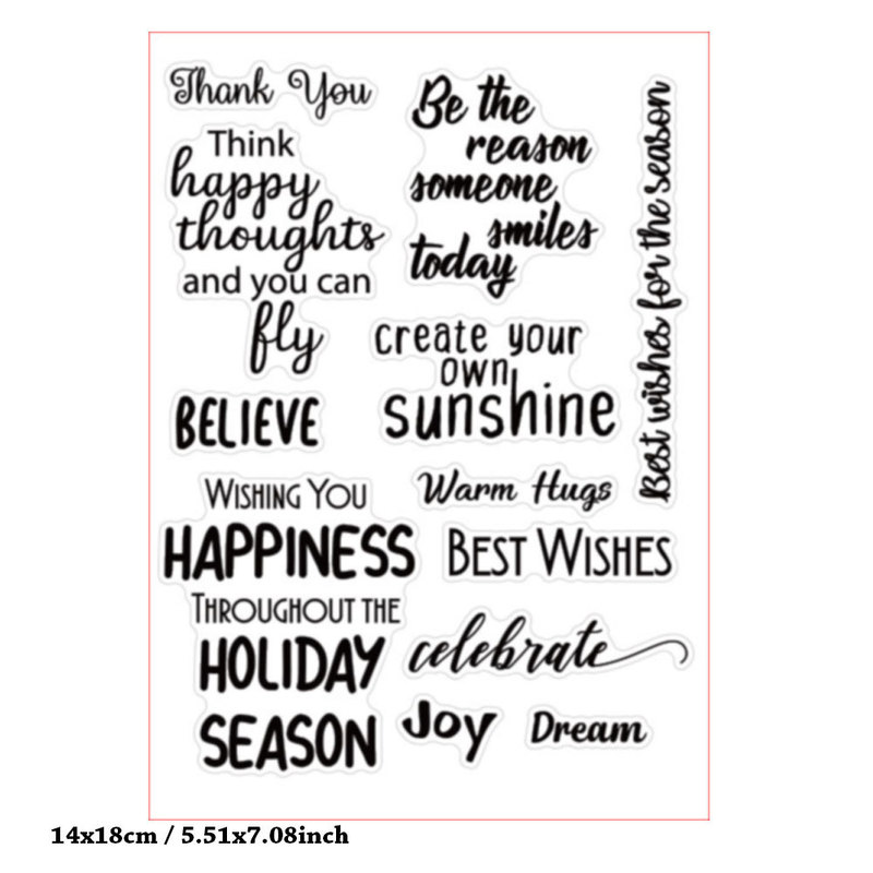 Transparent Silicone Seal Hand Account Seal Finished Seal T2168 Common Blessing Words Transparent Silicone Seal Hand Account Seal Finished Seal T2168 Common Blessing Words