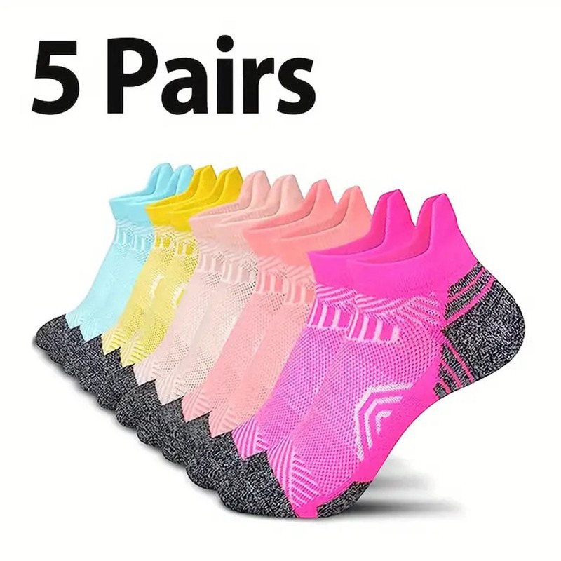 Cross-border Amazon Men's and Women's plus size Wholesale Foreign Trade Summer Mesh Breathable Socks and Ankle Running Thin Outer