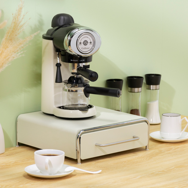 cafetera de escritorio estante de almacenamiento estante de almacenamiento de cocina tipo cajón estante de cápsulas cajas de almacenamiento de bolsas de té de máquina de beber