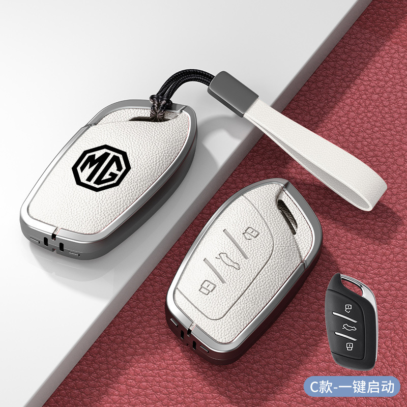 适用于MG名爵6钥匙套pro名爵5/zs/one/hs五六mg5锐腾车钥匙套扣壳|undefined