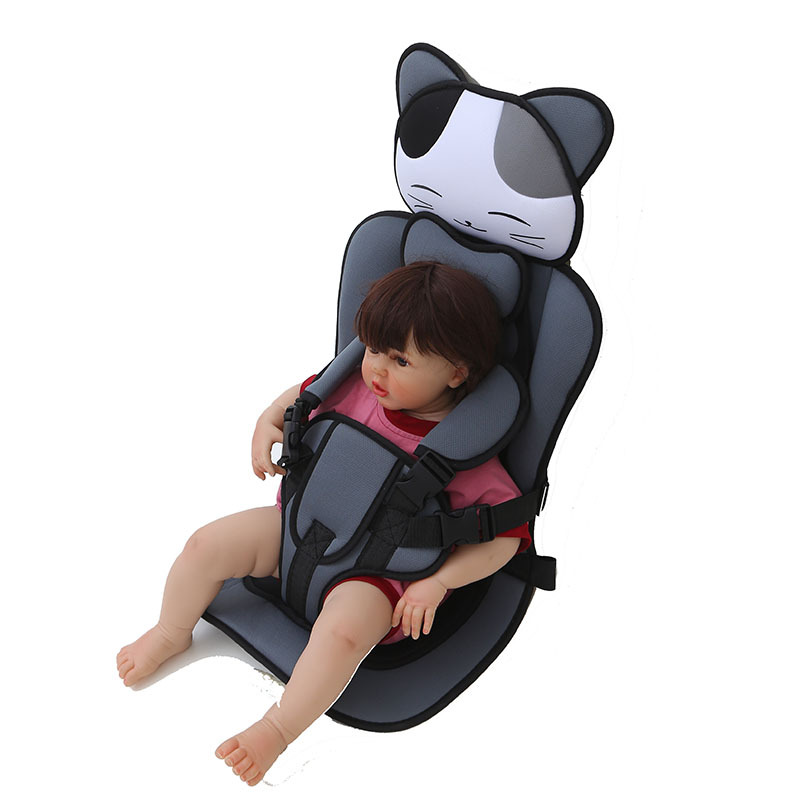 Mini Cat Model Non-Computer Electric Tricycle Seat Cushion Stroller Stroller Thickeneded Sponge Cushion Straps
