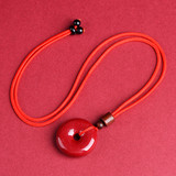 Натуральная природная руда, защитный амулет, пряжка, подвеска, цвета киновари, оптовые продажи