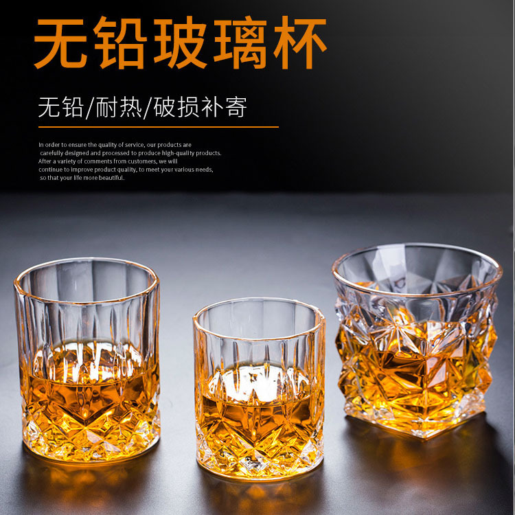 New Glass Whiskey Cup Diamond Cup Bar Large Capacity Beer Cup Ktv Wine Cup Ktv Multi-Purpose Glass Cup New Glass Whiskey Cup Diamond Cup Bar Large Capacity Beer Cup Ktv Wine Cup Ktv Multi-Purpose Glass Cup