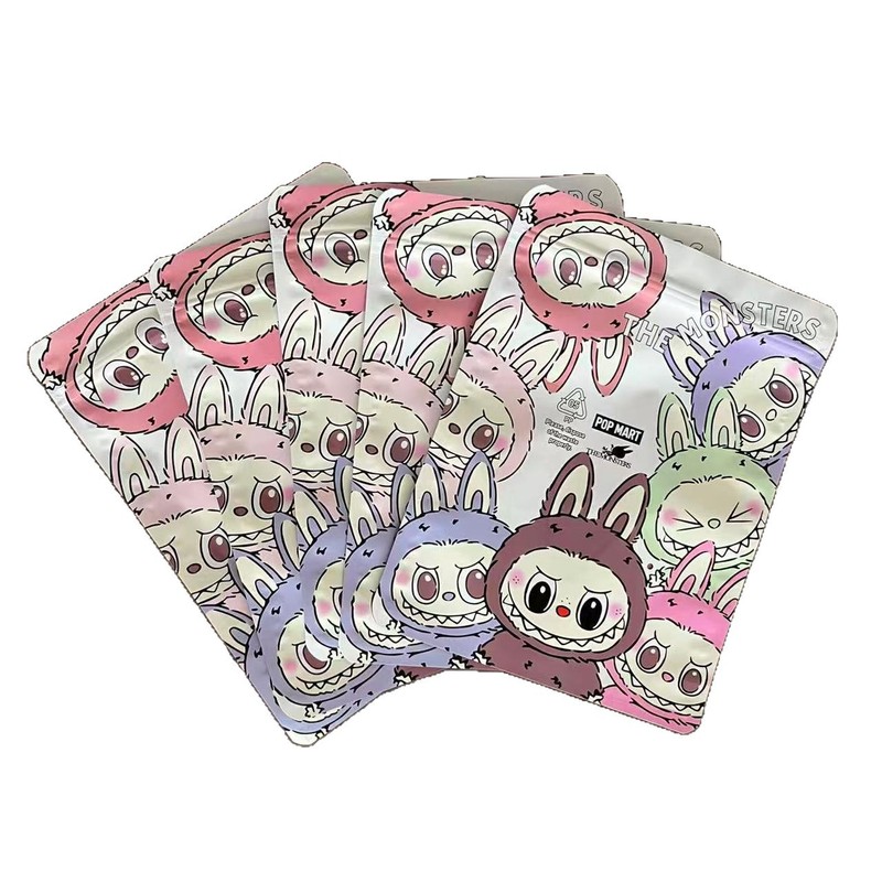 Labubu ジップロックバッグ不透明漫画包装袋 labubu ジップロックバッグ小さなおもちゃブラインドバッグ空袋在庫あり|undefined