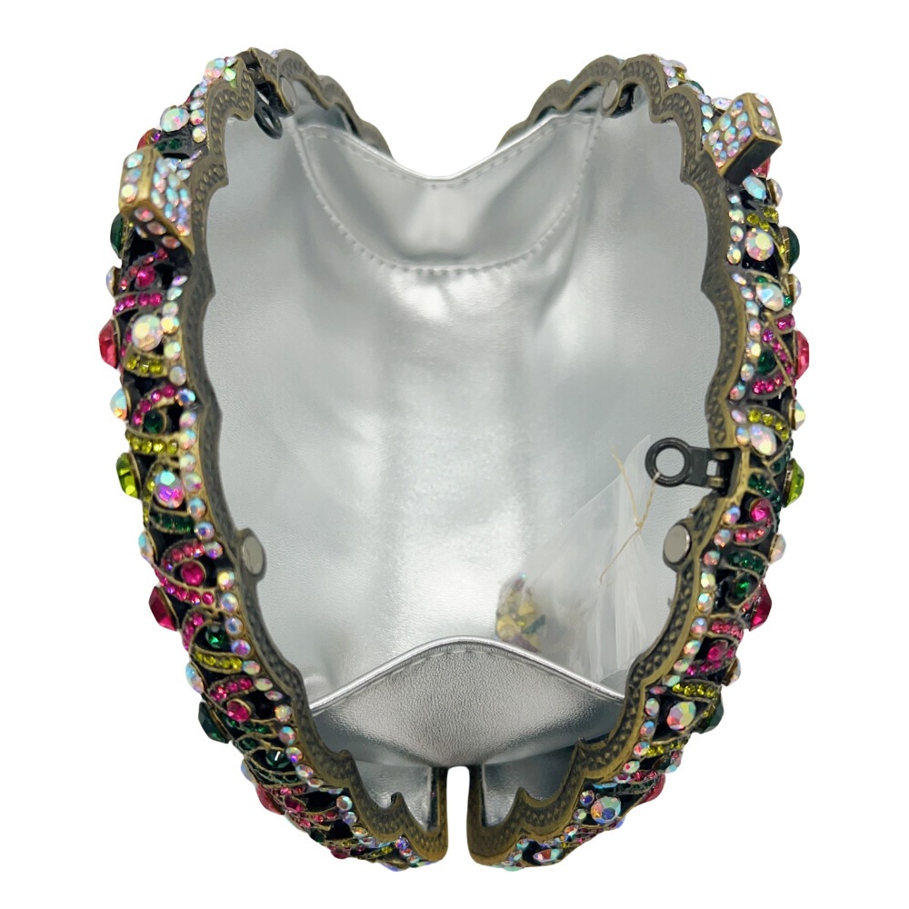 Clutch bag nuevo pájaro con diamantes bolsas de cena de lujo ligero bolsas de mano de diamantes vestidos retro bolsas de cheongsam