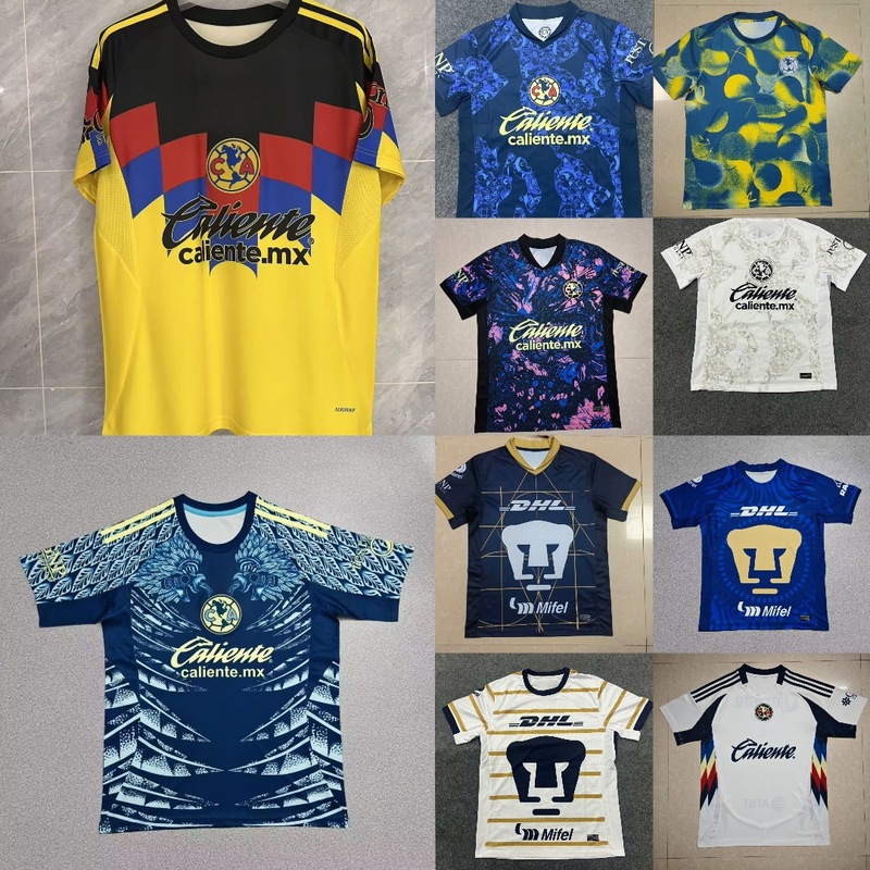 2425/2526俱乐部足球服美洲球衣主客场新款跨境运动短袖t恤球迷版|undefined