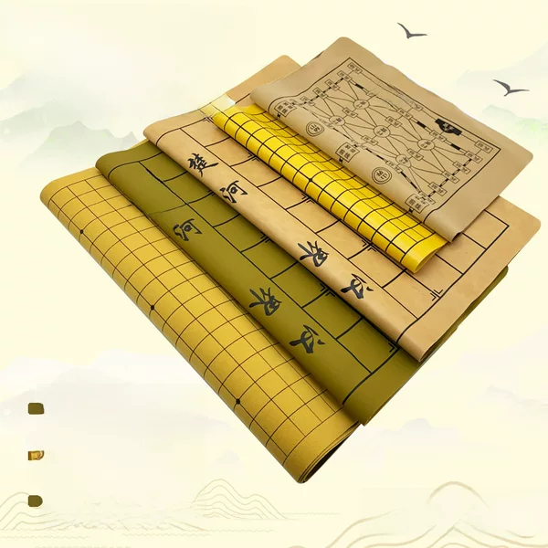 Chinese chess flannel leather chessboard go 19 Road 13 road soft cloth folding elementary school student gobang military chess plate