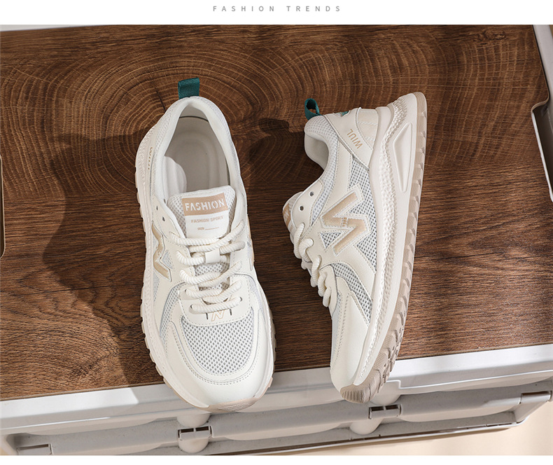 Giày sneaker nữ đế dày lưới thoáng khí mùa hè 2025 — JST 7150m Lưới đơn màu tím, Mạng đơn thẻ JST 7150m chi tiết 14