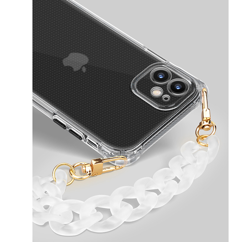 Conveniente PARA EL acollador de la caja del teléfono del agujero de la cuatro-esquina iPhone14pro Apple 13Pro todo incluido 11 caso suave 7/8/SE2