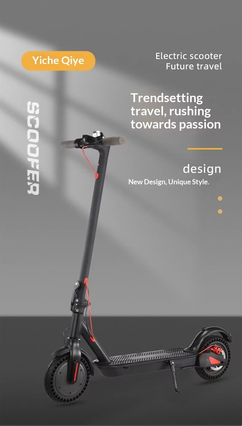 Qc-M365 Electric Scooter Foldable Small Standing Two-Wheeled Mini Adult Portable Unisex Pedal Scooter for Commuting