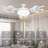 跨境代发款Ceiling Fan 2in 1 Hanging Fan With LED Lantern|ms
