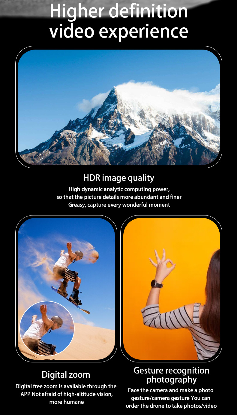 Brushless Drone With 8k Camera Long Endurance Rc Quadcopter Toy_voghion.com