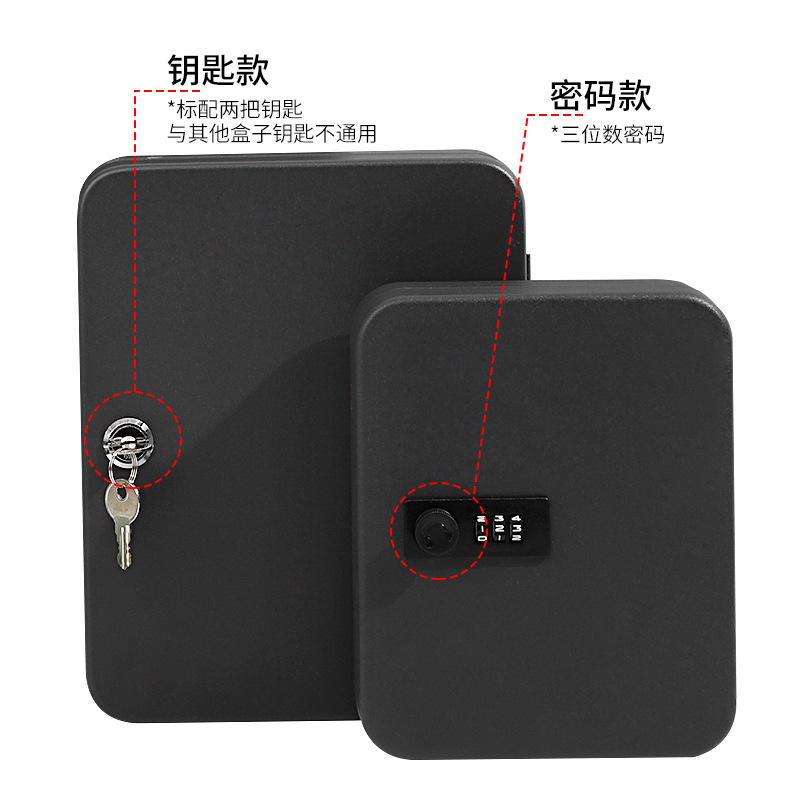 Caja de llave de entrega de una pieza de bienes raíces intermediario clave Gabinete Caja DE GESTIÓN caja de llave de coche montada en la pared caja de hierro