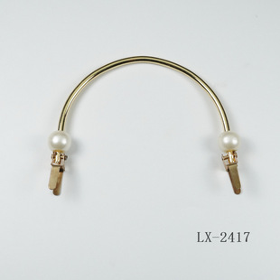 Factory production and sales of 5 inch pearl foot semicircle handle foot half ring minimalist wire handle moon cake box handle