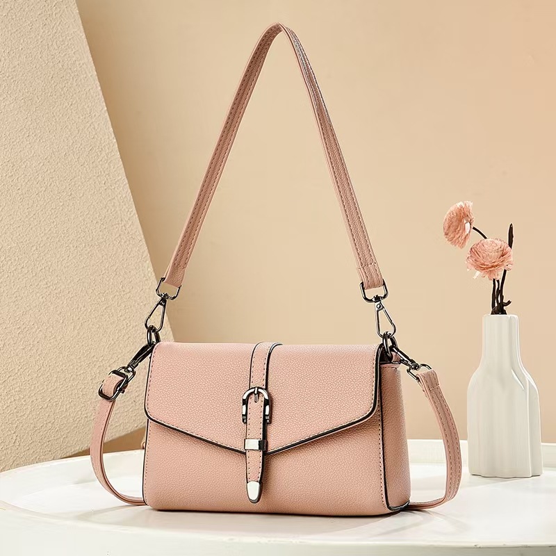 Bolso casual, bolso de mano de color sólido, bolso de hombro compacto y versátil, bolso de transporte, bolsas transfronterizas.