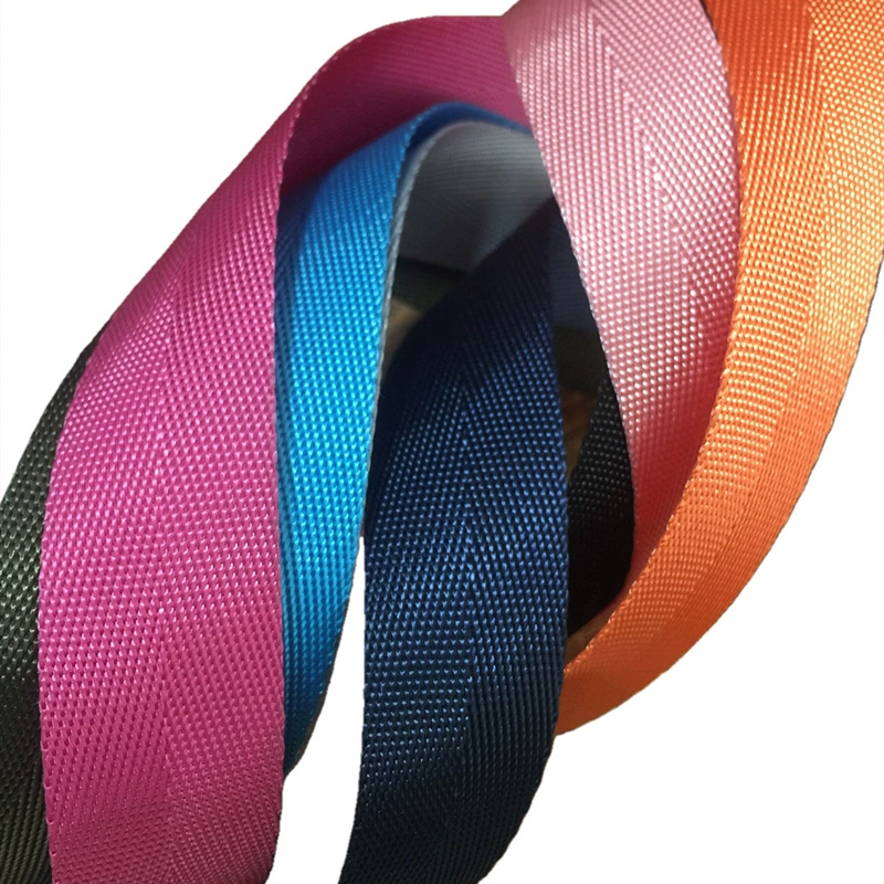 Имитация нейлоновой ленты с узором «ёлочка», 0.6 см, полиэстер, глянцевая, для косметики, канцелярии, книг, ремней, 2.2 см, тонкий шнур для сумок