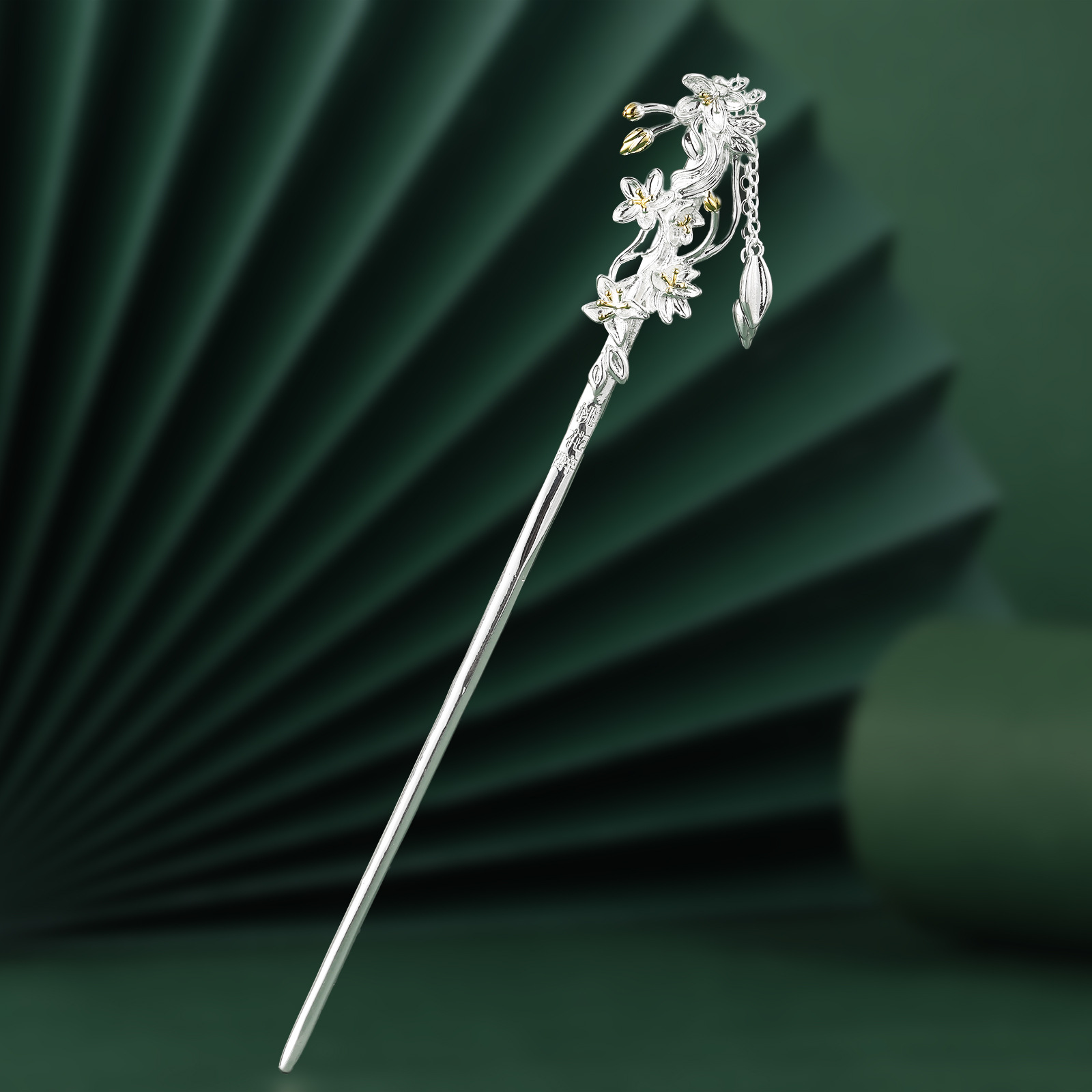 桃花醉桃花流蘇古風髮簪女漢服旗袍配飾髮飾簪子中國風送女友禮物
