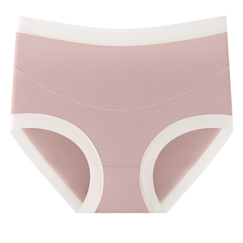 Pantalones interiores de embarazo, algodón antibacteriano, entrepierna transpirable, cintura alta, abdomen, pantalones de tamaño grande