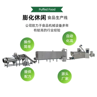 亚麻籽酥生产线 苦荞膨化机 苦荞片生产线 休闲油炸食品设备