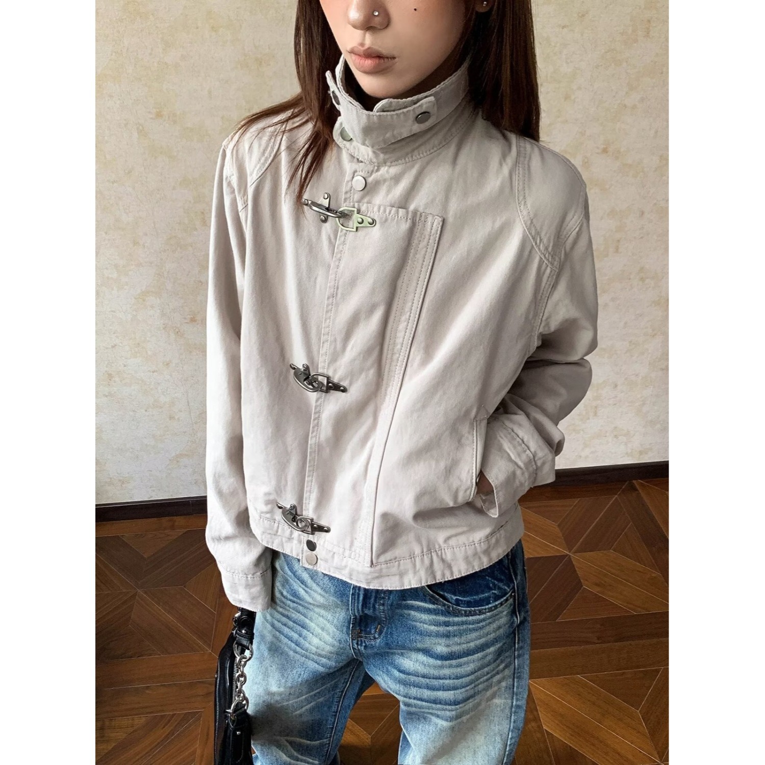 Trendy Japanese-Style Harajuku Casual Fashion Versatile Jacket