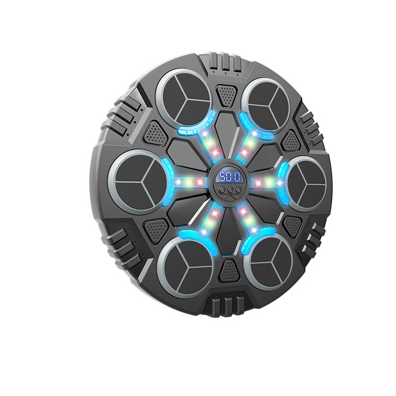 Hot Cross-border Smart Scoring Bluetooth Boxing Target Children Music Boxing Machine Fitness Boxing Trainer Decompression Toy