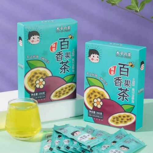 Muzi's Tea Honey Pomelo Tea, plum sauce, passion fruit tea, lemon tea, summer cold brew tea, fruit tea box set