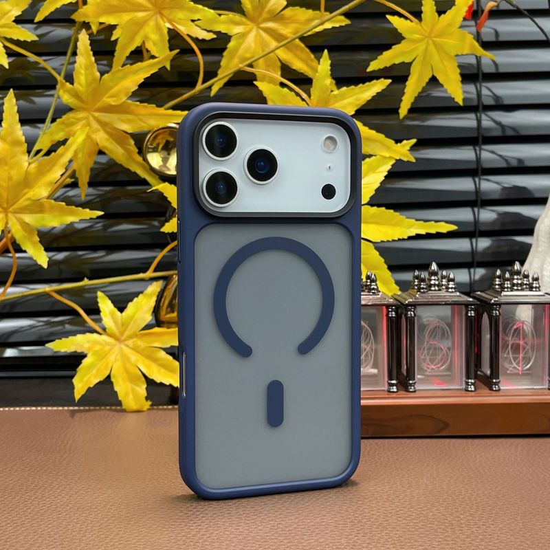 适用iPhone17Promax手机壳经典优盾肤感磁吸磨砂PC软边苹果17护套|undefined