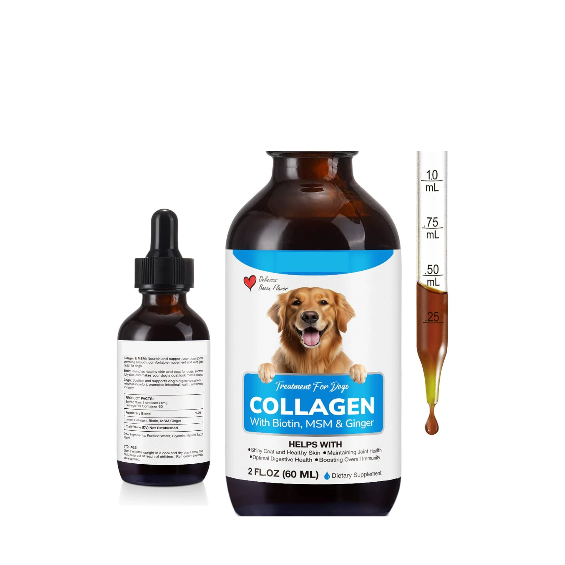 Кросс-бордерные горячие продажи капель с коллагеном для собак. Производитель капель с коллагеном для собак, оптовая продажа, возможен OEM.