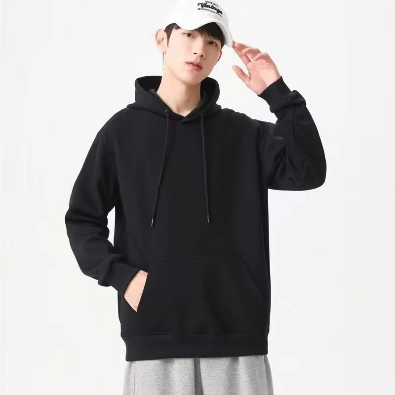 250 г имитация хлопкового свитера с капюшоном с капюшоном осенью и зимой