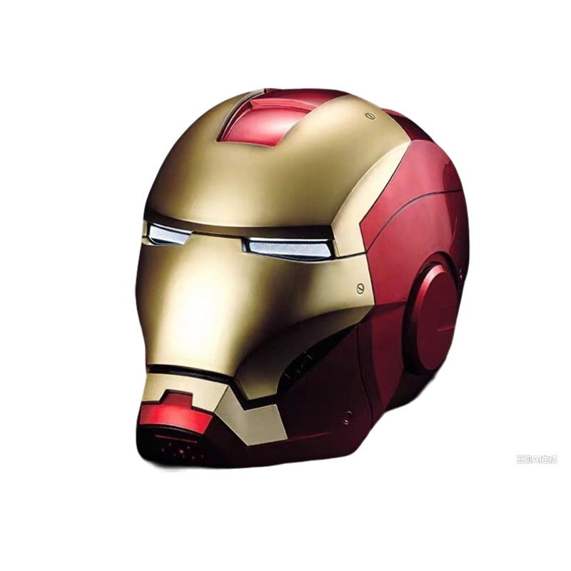 Comercio exterior versión en inglés Jarvis Disney Iron Man MK7 MK50 casco humano real deformado voz de control de voz