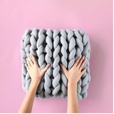 Плетеное одеяло, сумка, подушка, ящик для хранения, «сделай сам»