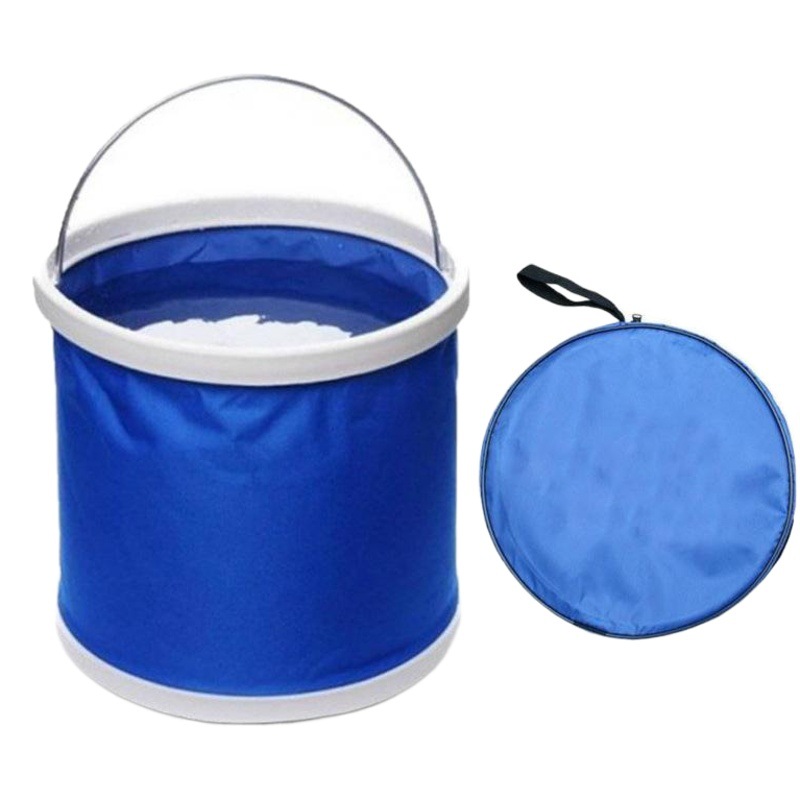 Wholesale Oxford Cloth Folding Bucket Outdoor Car Wash Tools Fishing Bucket Cleaning Folding Bucket Car Wash Supplies Fishing