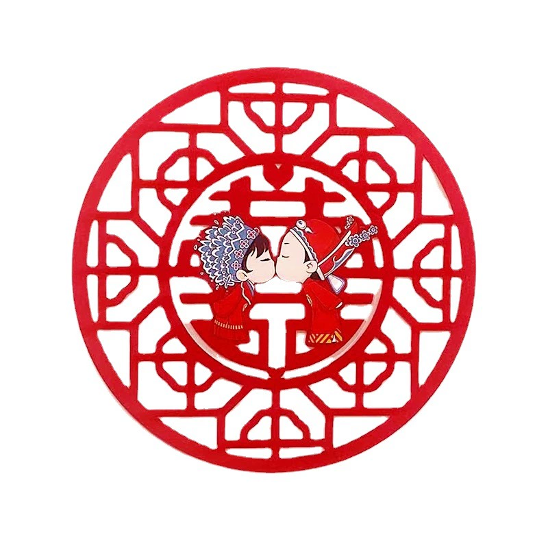 Name sticker, glass decorations for fencing, oolong tea Da Hong Pao non-woven cloth