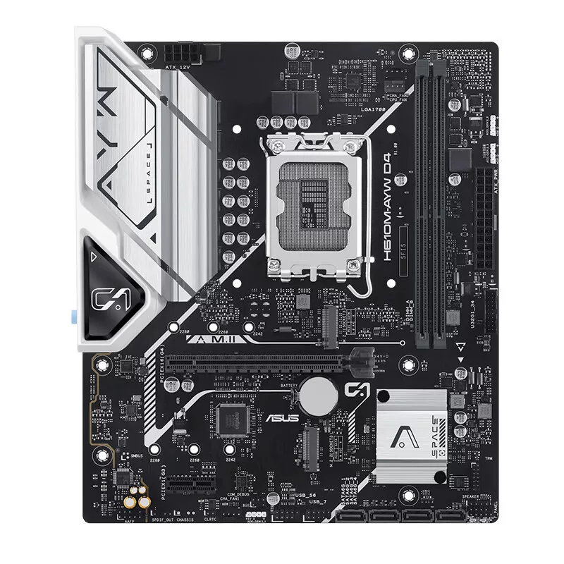 Asus совместимая материнская плата 610M D4, G6900, 12400