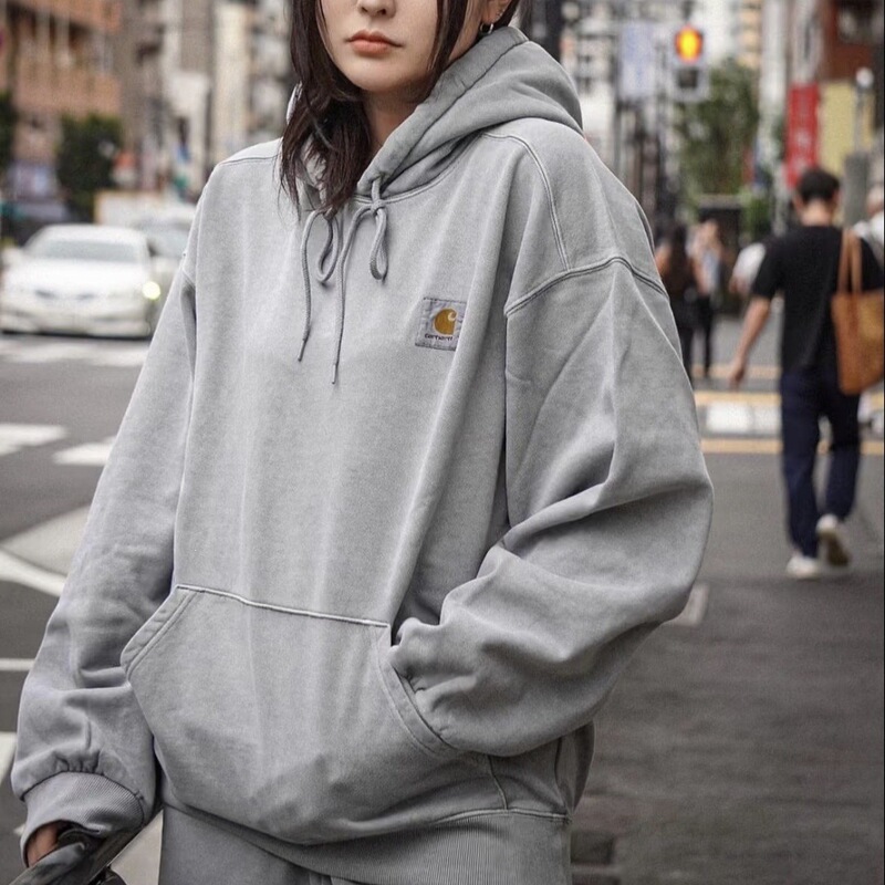 High-quality Carha wip heavy-duty washed vintage hooded sweatshirt for men and women, loose-fitting pullover hoodie High-quality Carha wip heavy-duty washed vintage hooded sweatshirt for men and women, loose-fitting pullover hoodie