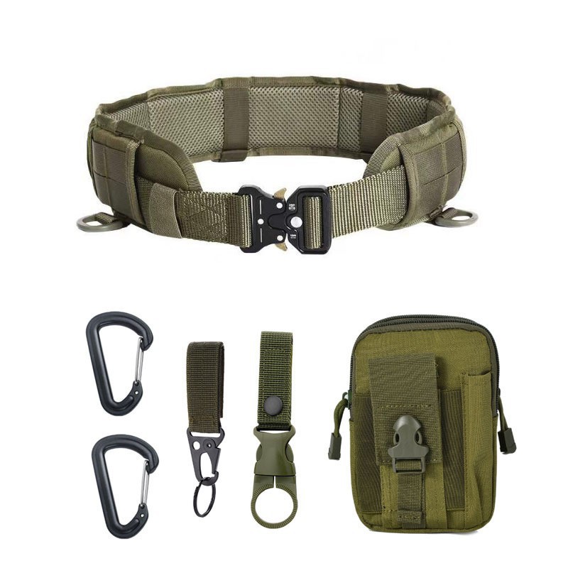 Transfronterizo amazónica fan al aire libre táctico multifuncional cinturón de cintura de cintura de cintura de entrenamiento de campo CS