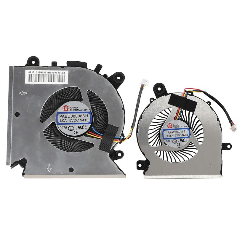 Suitable for Msi Gf63 Gf65 Ms-16R1/R3/R5 Wf65 Cpu Gpu Cooling Fan