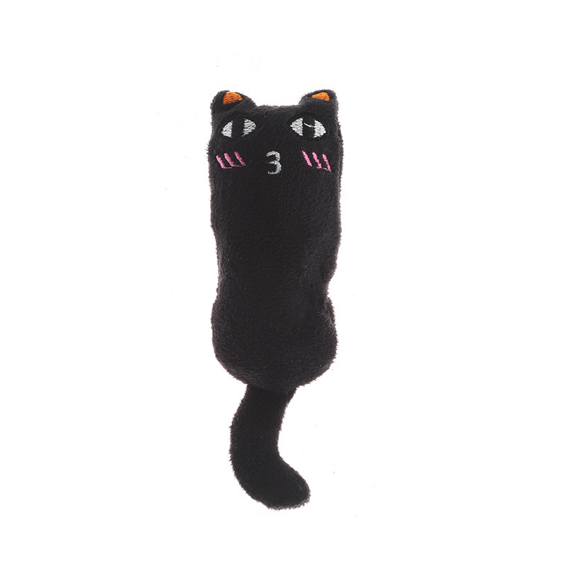 검은 표정 고양이
