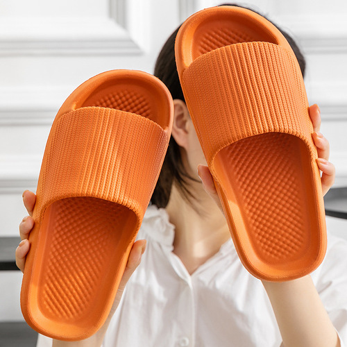 EVA bathroom home slippers indoor men's and women's non-slip slippers soft bottom bathroom home slippers