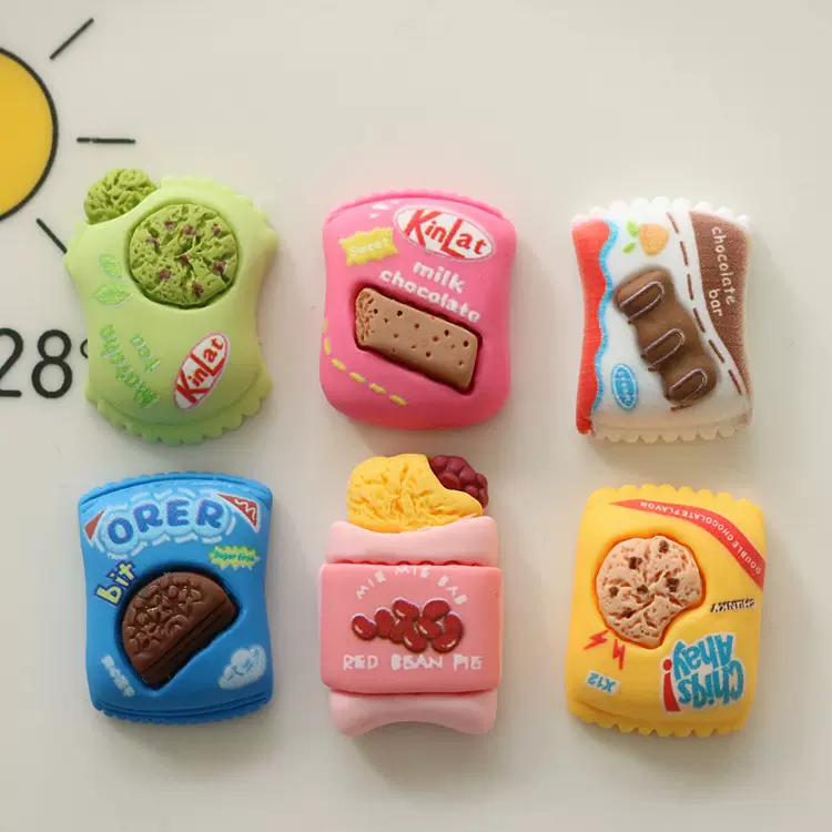 仿真饼干食玩 可爱diy手机壳头饰发夹奶油胶饰品 树脂配件批发东6