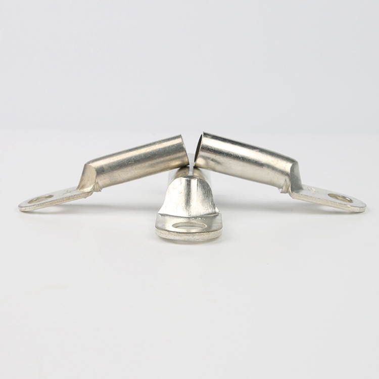 Custom copper wire splices, tin-plated copper nose, white copper wire terminal, soldered copper wire nose, galvanized wire connector