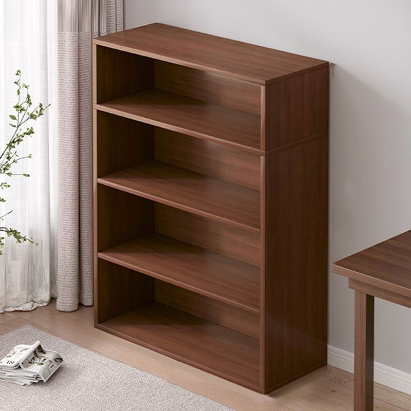 Bookshelf Rack Floor-Standing Household Integrated Wall Storage Cabinet Storage Cabinet Solid Wood Color Student Multi-Layer Low Bookcase