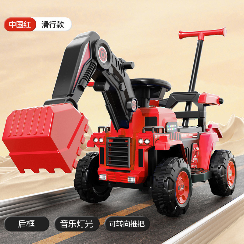 Excavadora para niños, coche de juguete, juguete para personas, niña, niño, excavadora eléctrica de control remoto, vehículo de ingeniería, máquina de gancho image 11