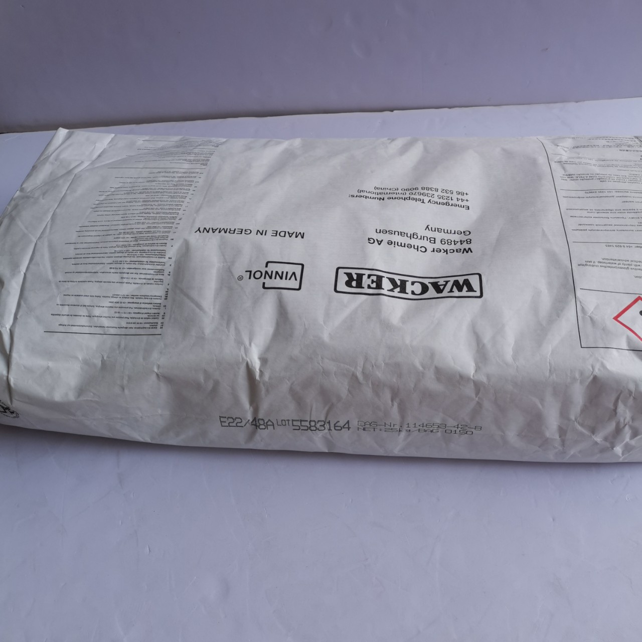 瓦克氯醋树脂H15/45M悬浮法三元羧基氯醋树脂金属油墨涂料粘胶剂