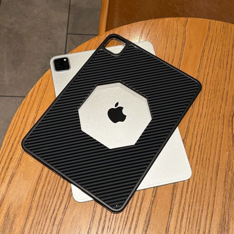 Suitable for iPad Protective Case 2024Pro 11inch Cooling Air6/7 Generation Acrylic Carbon Fiber Pattern Cut Out Mini6 Generation
