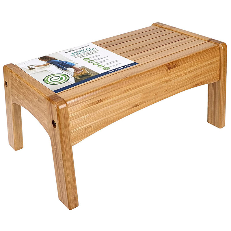 Bamboo crafts wholesale bamboo step stool suitable for bathroom kitchen children's hand washing stool stair step stool wholesale Bamboo crafts wholesale bamboo step stool suitable for bathroom kitchen children's hand washing stool stair step stool wholesale