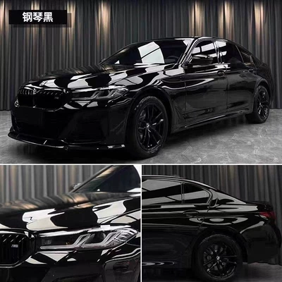 on the Car Body, Auto Color Change Film - pet-piano-black-152m-x-165m