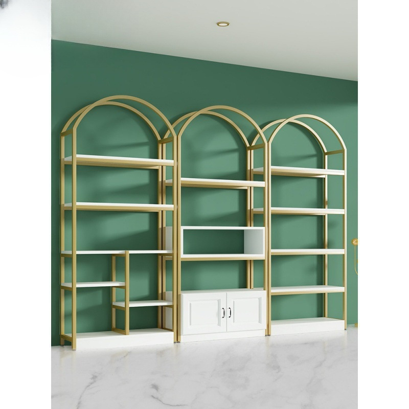 化妆品展示柜超市货架置物架院美甲母婴店伴手礼品产品展示架秋雨