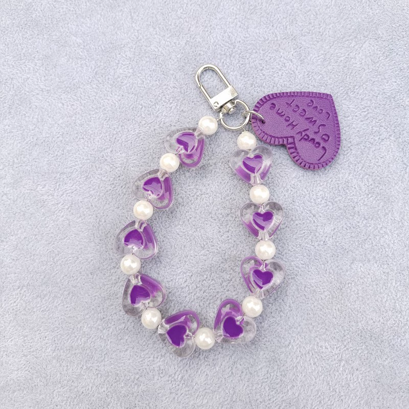 Creative bracelet heart-shaped, keychain with letters, accessories, bag, pack, accessory → Творческий браслет в форме сердца, брелок с буквами, аксессуары, сумка, набор, аксессуар